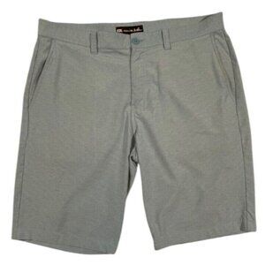 Travis Mathew Men’s Striped Chino Golf Shorts - Kona Blue - Size 36